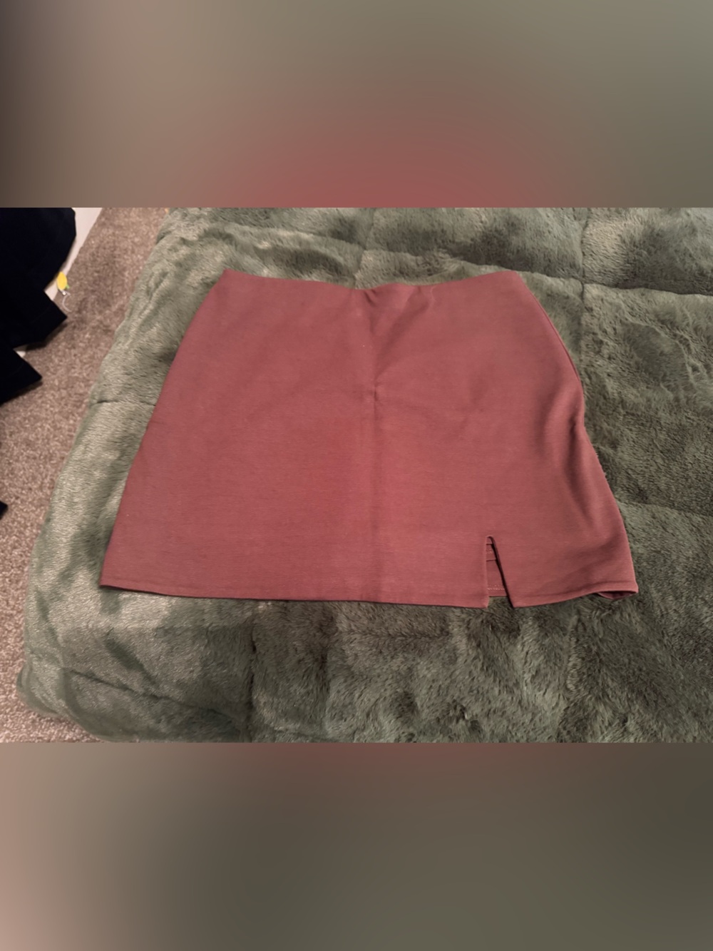 Lola Grace Brown Stretch Skort